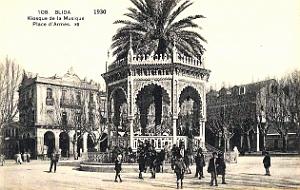 3051- Blida - Place d'Armes - Kiosque - 1930